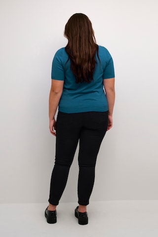 KAFFE CURVE Trui 'KCLizzy' in Blauw