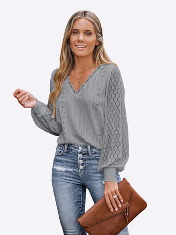 Cupshe Blouse 'CAA04B3H003BB' in Grey: front