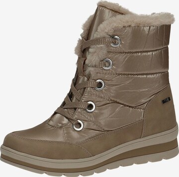 CAPRICE Snow Boots in Brown: front