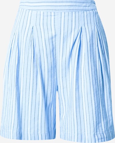 ICHI Pants in Blue / Light blue / White, Item view