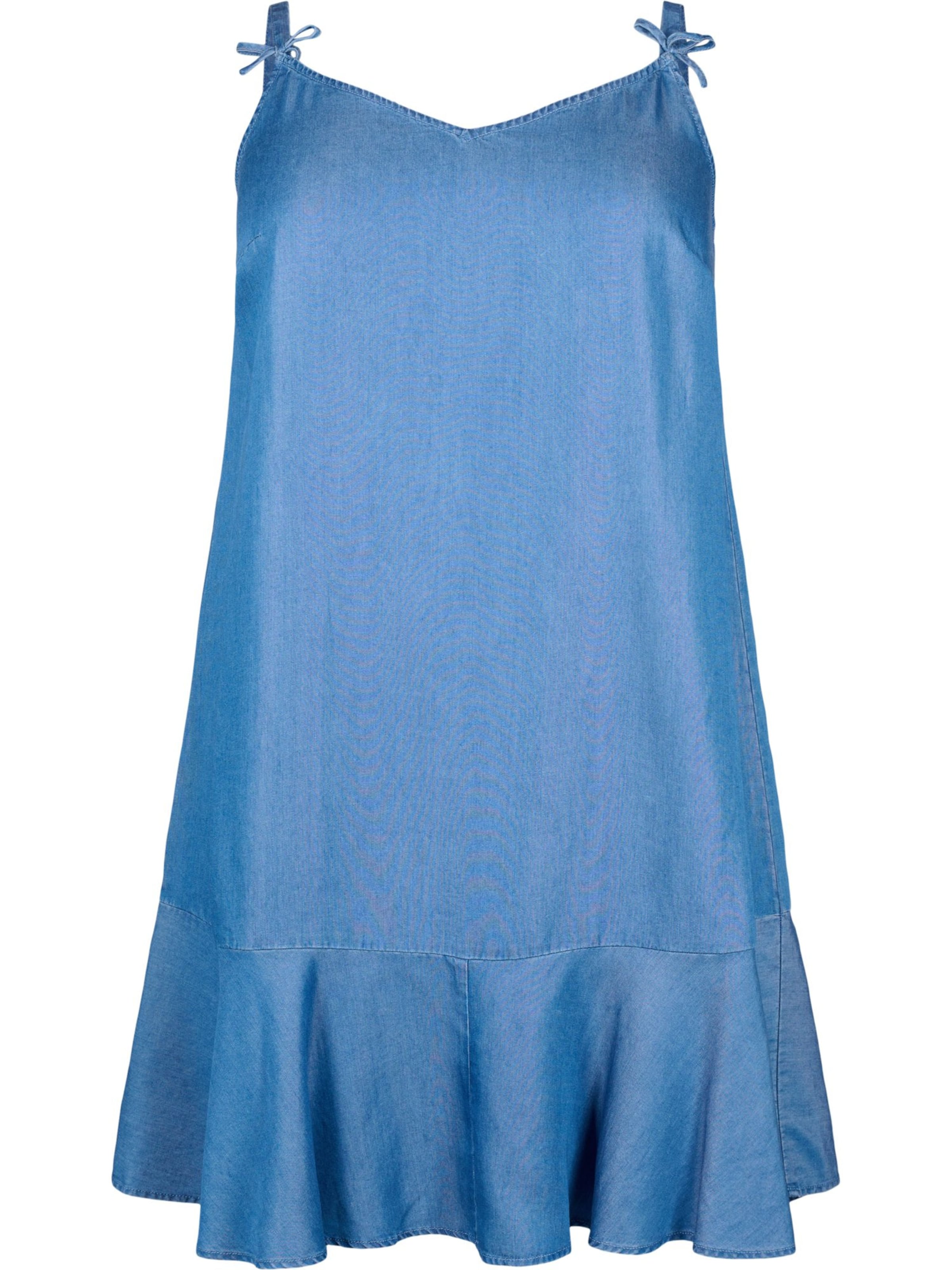 Zizzi Šaty 'Vmille' – modrá: přední strana