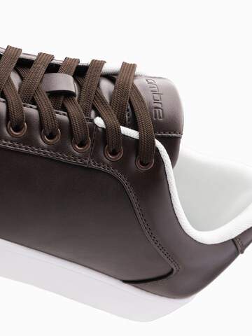 Ombre Sneakers laag in Bruin
