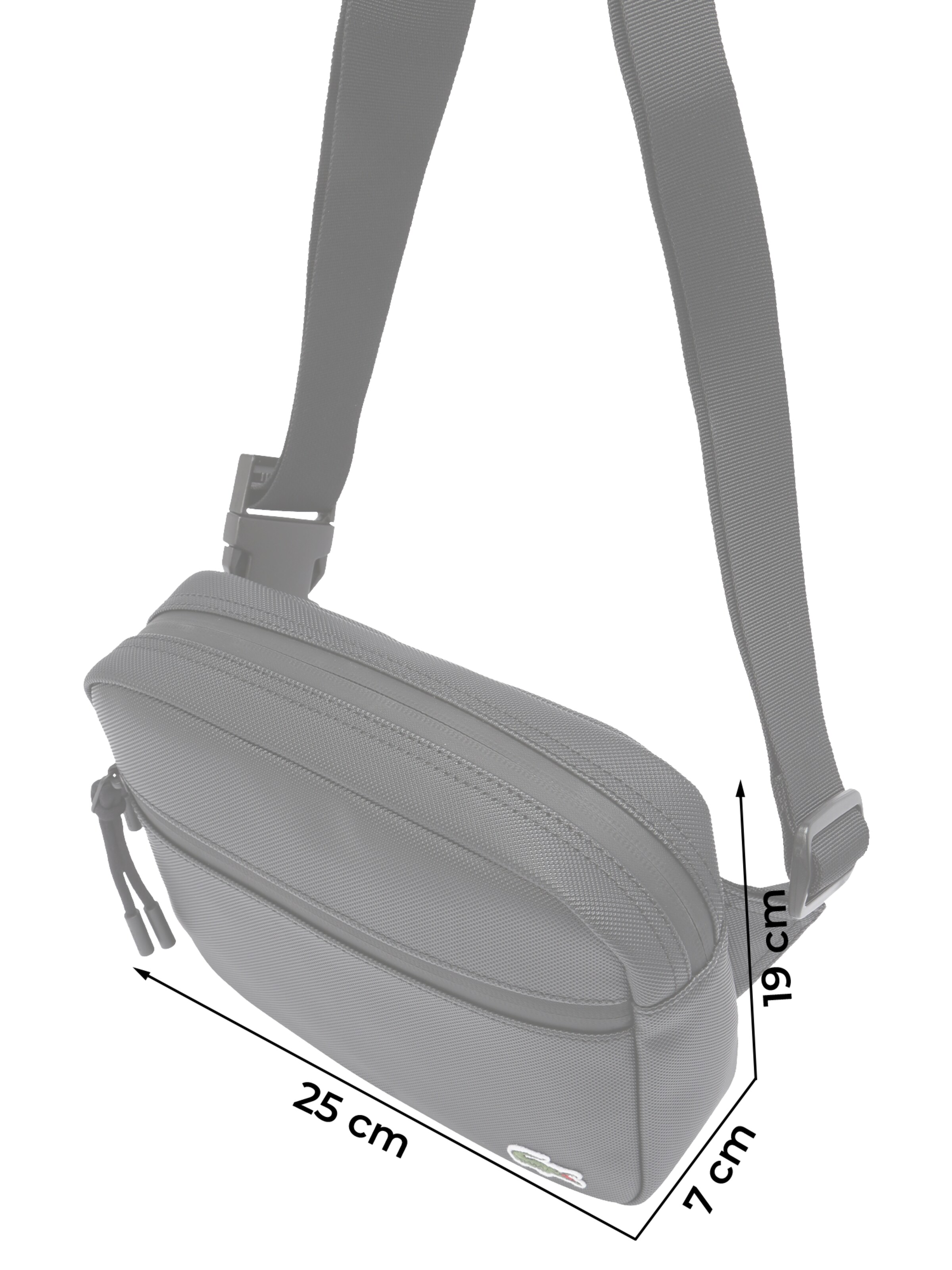 LACOSTE Crossbody Bag in Black