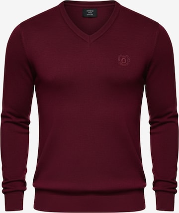 Ombre Trui in Rood: voorkant