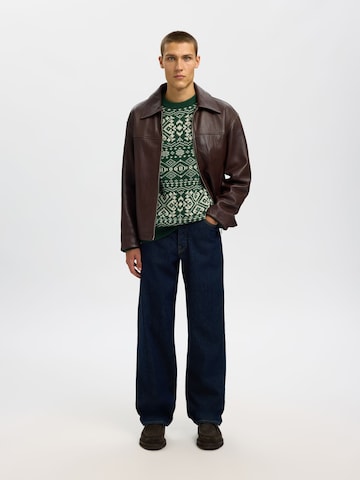 Pull-over SELECTED en vert