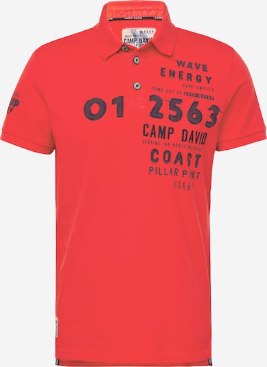 CAMP DAVID T-Shirt en bleu marine / rouge / noir, Vue avec produit