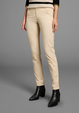 DELMAO Slim fit Chino Pants in Beige