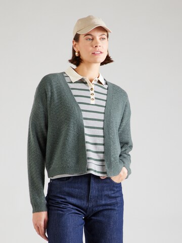 ABOUT YOU Knit cardigan 'Rowan' in Green: front