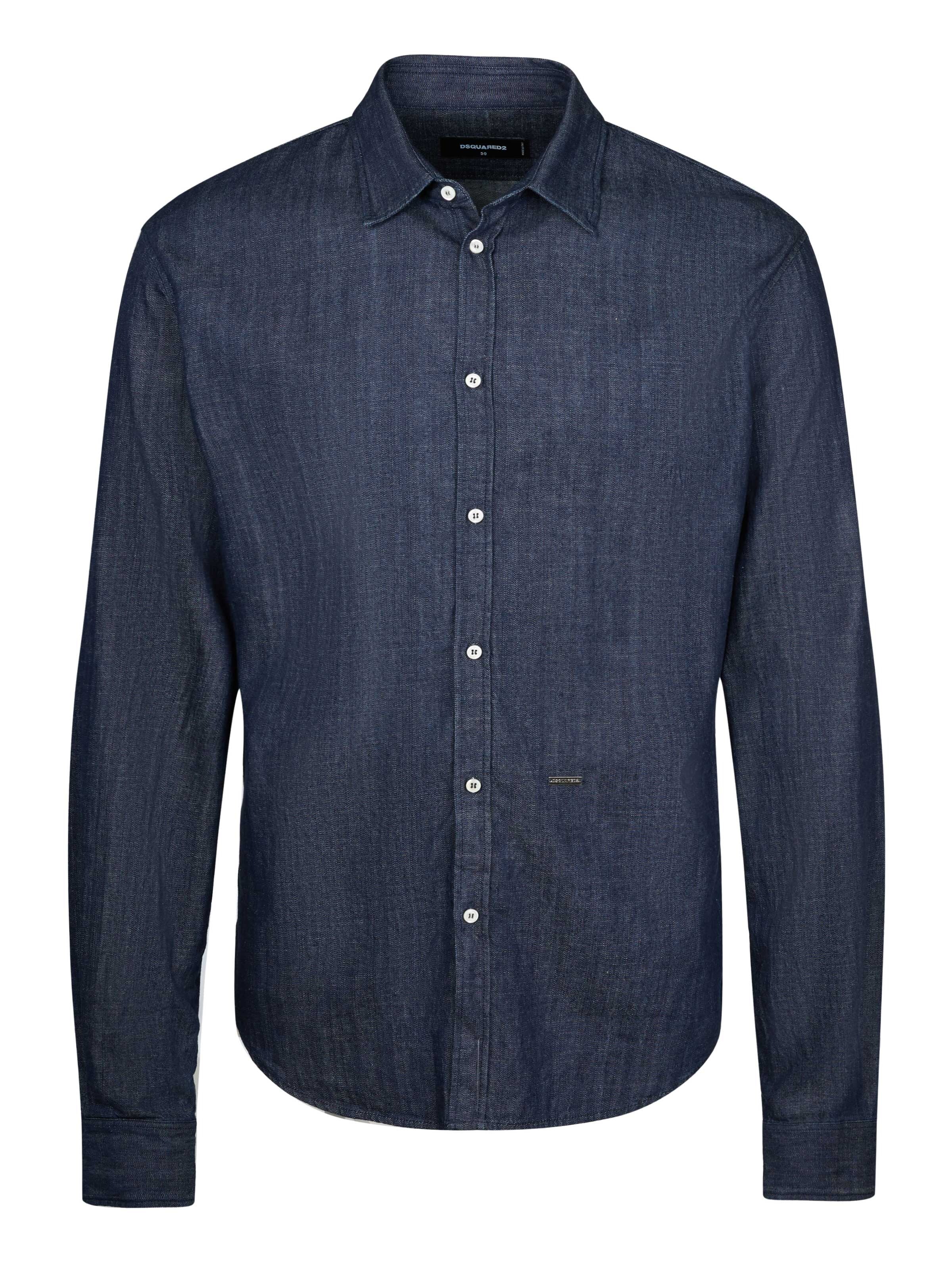 DS2 Shirt 'Dsquared2 Jeanshemd blau'‌‌‌‌‌‌‌‌ in XS in blau, Produktansicht