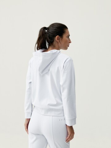 Born Living Yoga Athletic Zip-Up Hoodie 'Abbie' in White
