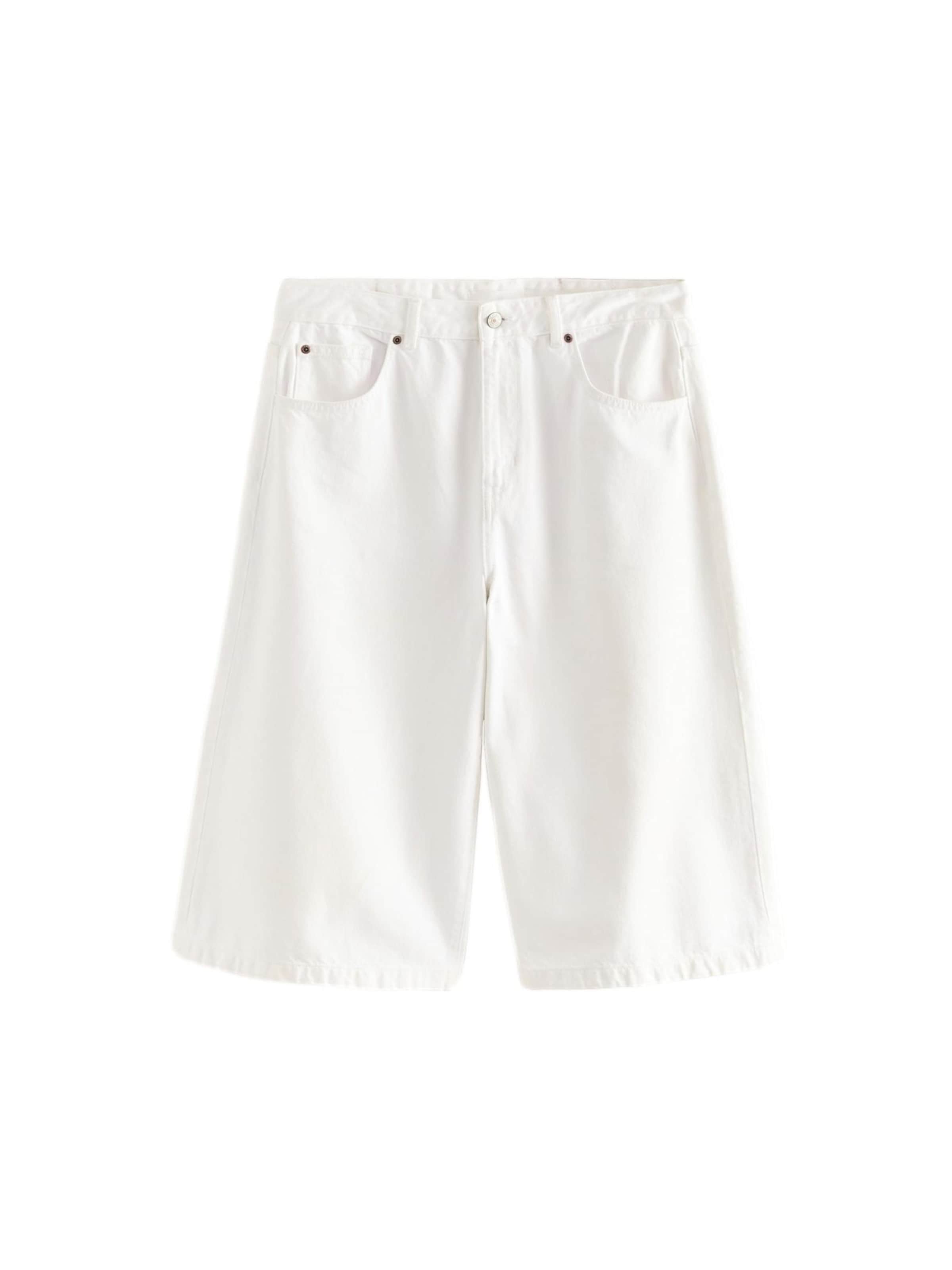 Baggy Jeans de la Next pe alb: față