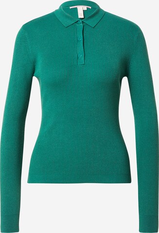 QS - Pullover em verde: frente