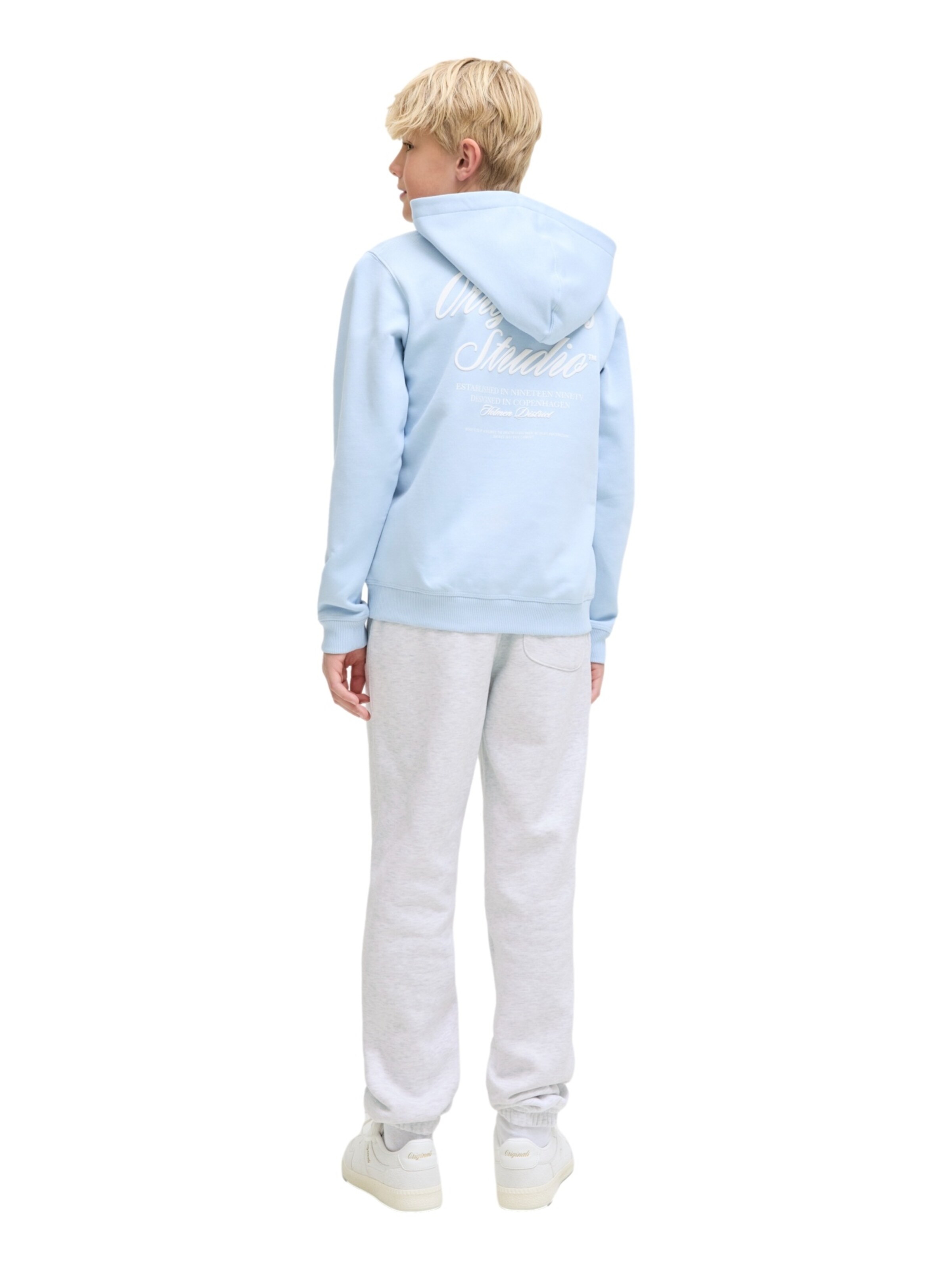 Jack & Jones Junior Loosefit Broek 'Kane' in Wit