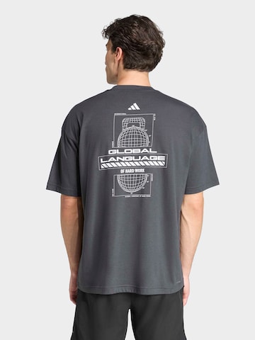 ADIDAS PERFORMANCE Λειτουργικό μπλουζάκι σε μαύρο: μπροστά