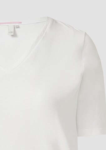 QS T-Shirt in Weiß