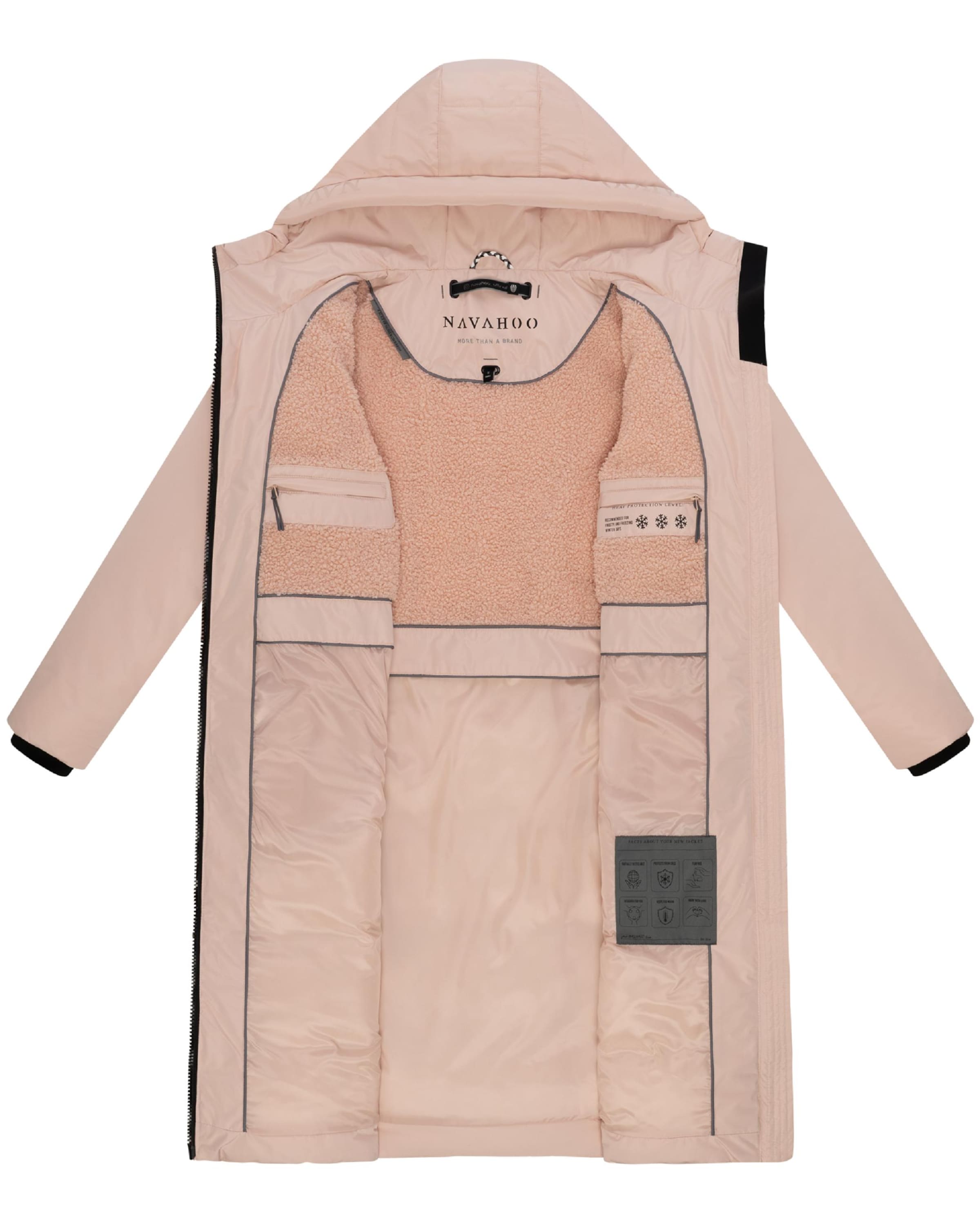 NAVAHOO Płaszcz zimowy 'Herbstnebel 14' w kolorze pomarańczowy