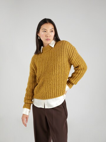 MUSTANG Sweater 'CARLA' in Yellow: front