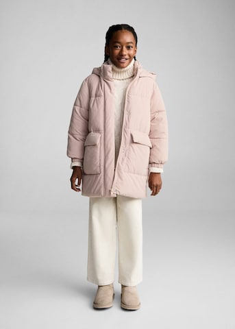 MANGO KIDS Frakke 'Vega' i pink: forside