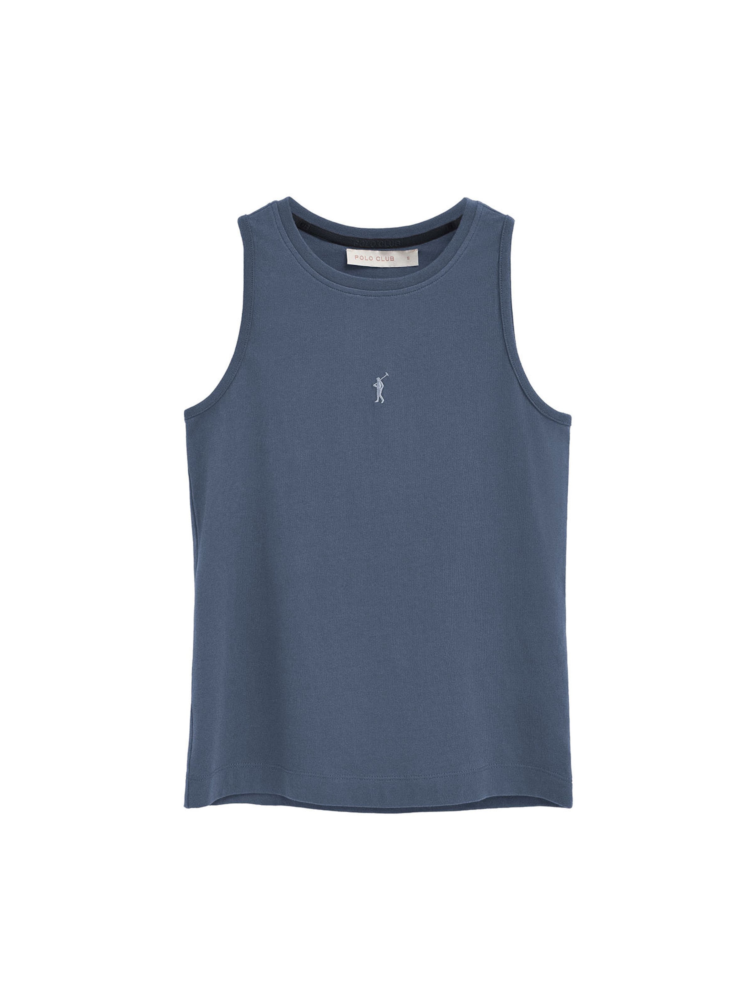 Polo Club Top 'Rigby' in Blue: front