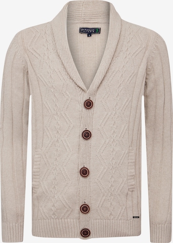 Sir Raymond Tailor Knit Cardigan 'Delhi' in Beige: front