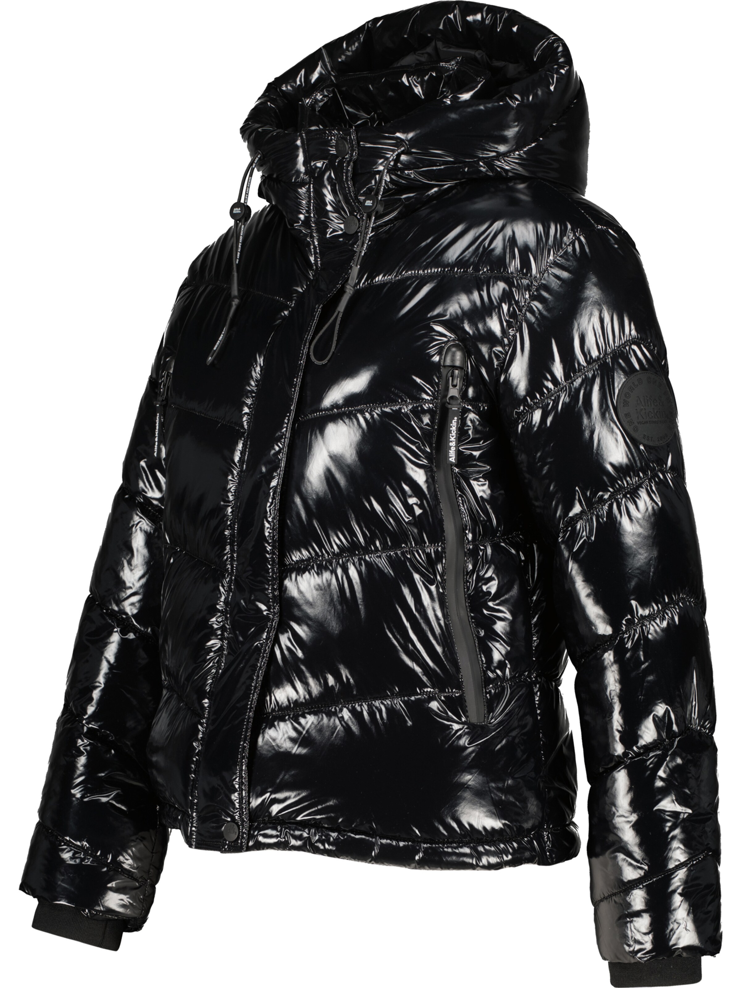 alife & kickin Winter Jacket 'DayanyAK' in Black