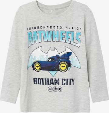 NAME IT Shirt 'FELIAN BATWHEELS' in Grey: front