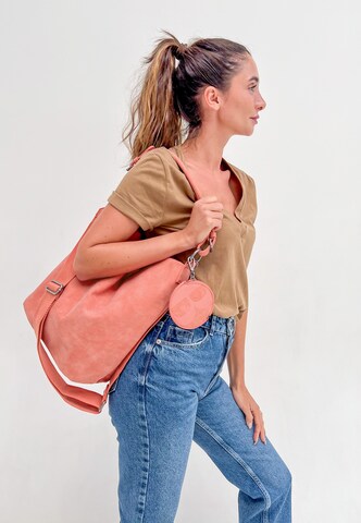 Fritzi aus Preußen Shoulder Bag 'Brigitte x fritzi Special Hobo01' in Orange: front