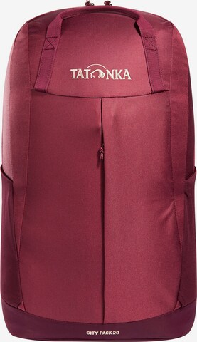 TATONKA Rucksack 'City Pack 20' in Rot: predná strana