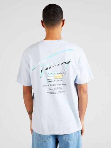 Tricou de la Tommy Jeans pe albastru