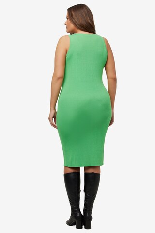 Ulla Popken Knitted dress in Green