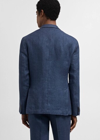 MANGO MAN Regular fit Suit Jacket 'Salerno' in Blue