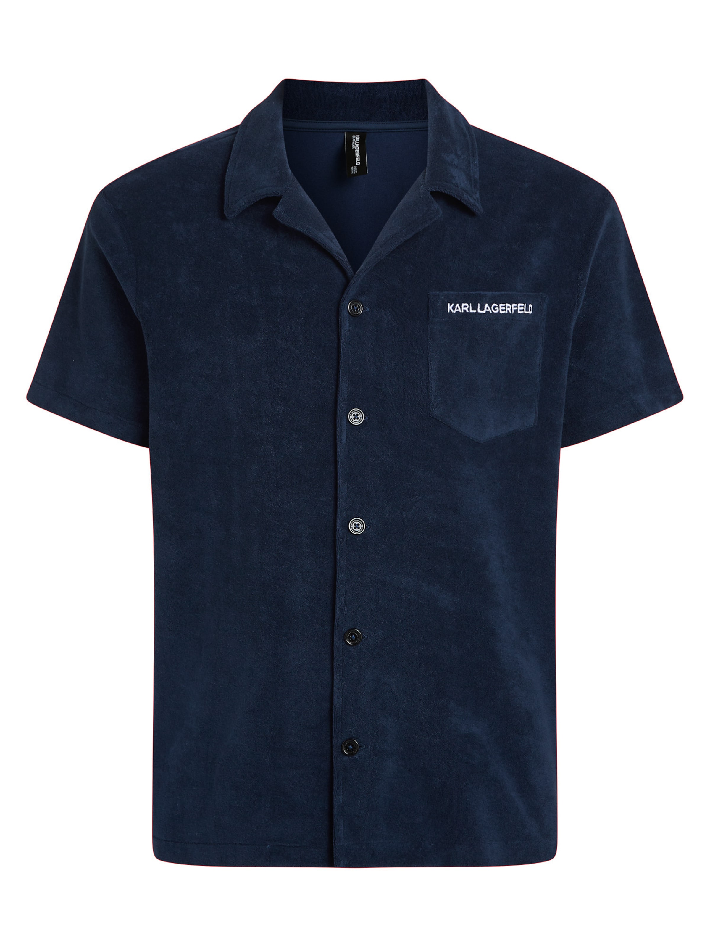 Karl Lagerfeld Regular fit Πουκάμισο σε μπλε: μπροστά