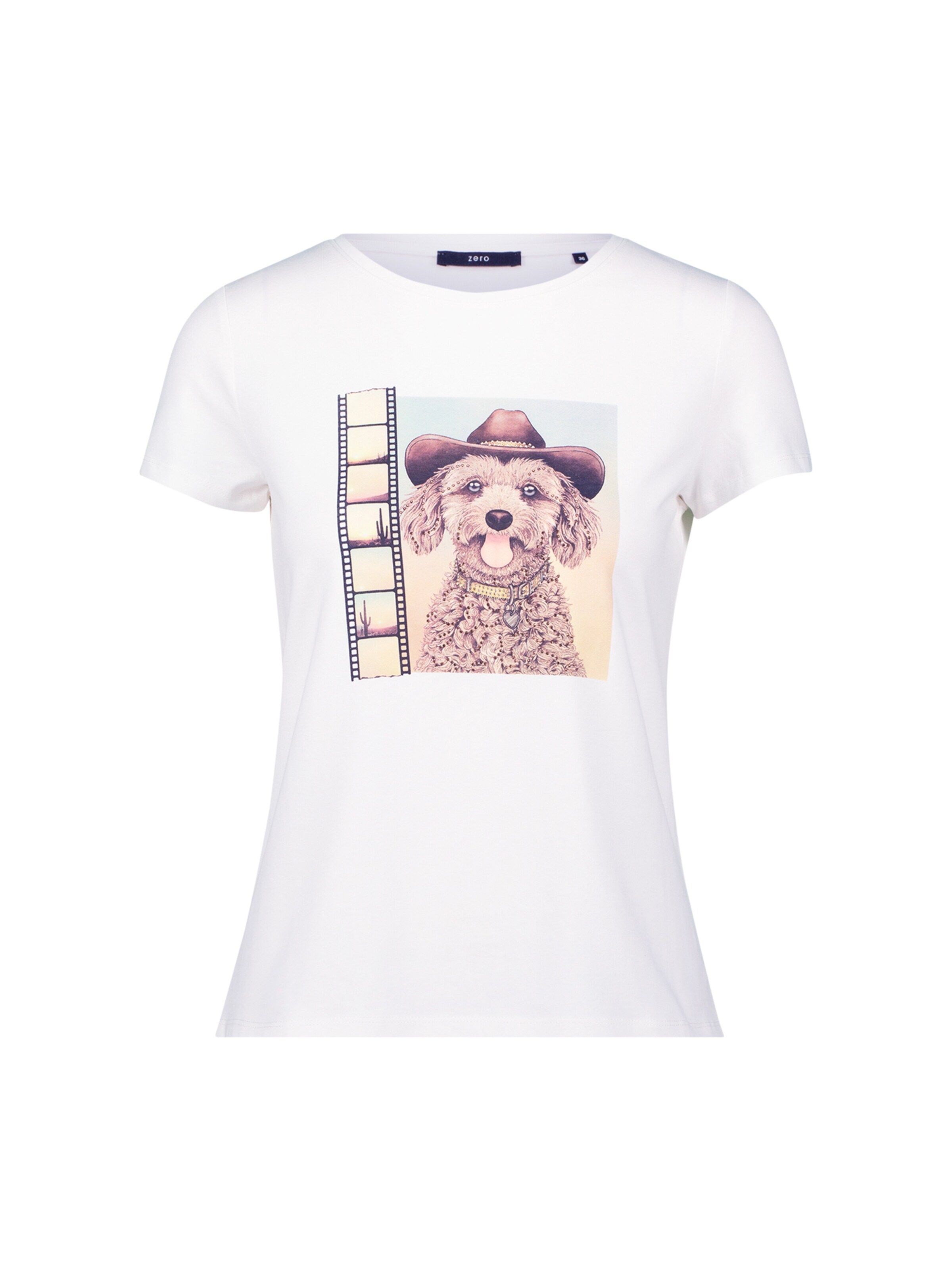 zero Shirt in White: front