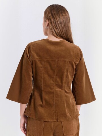 Pullover ' Rina ' di NORR in marrone: dietro