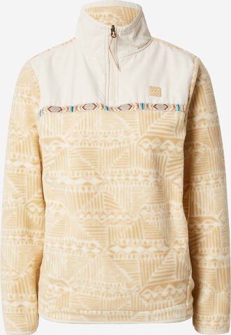 BILLABONG Sportief sweatshirt 'BOUNDARY' in Beige: voorkant