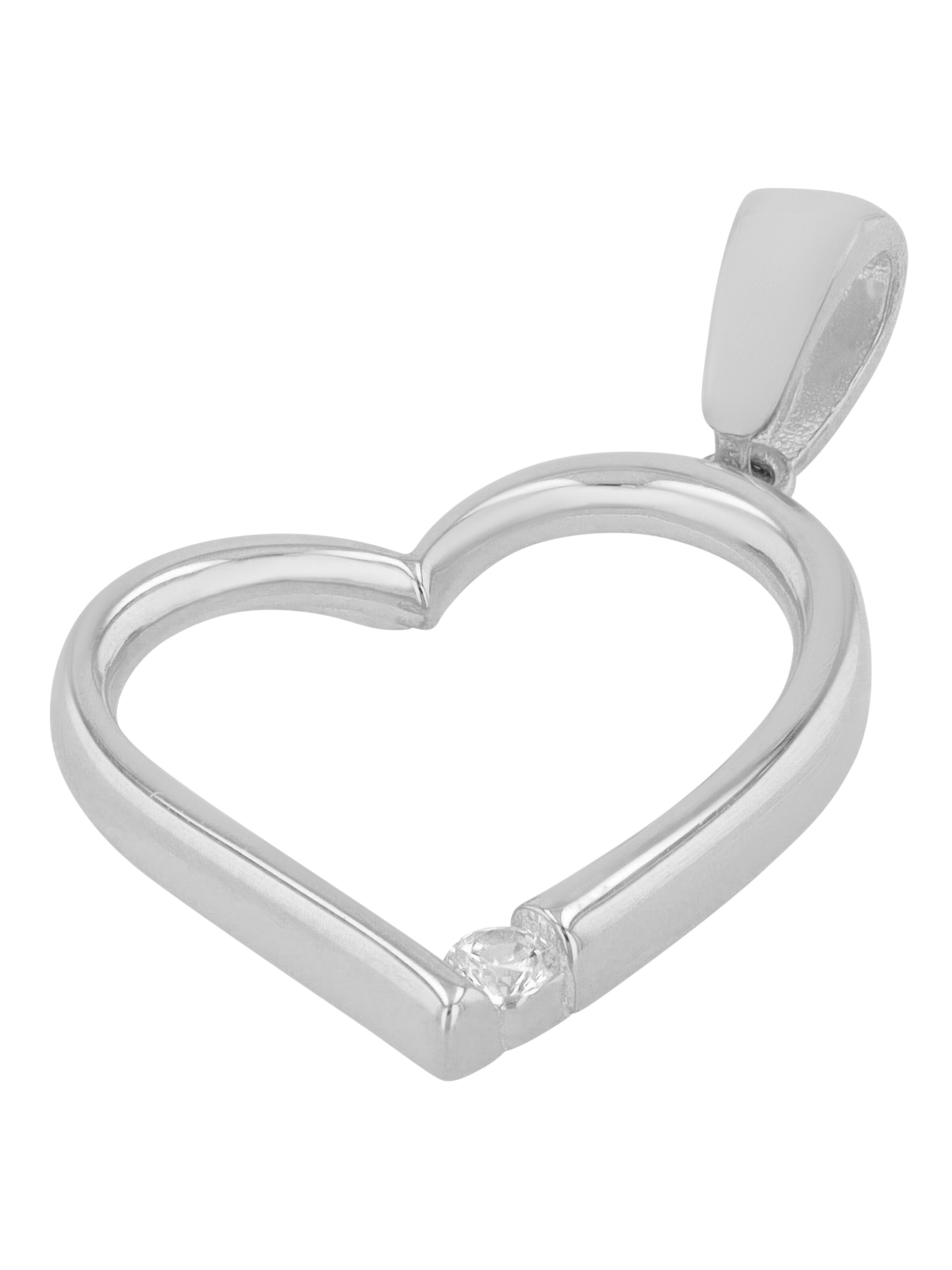 Akzent Pendant 'langlebig' in Silver