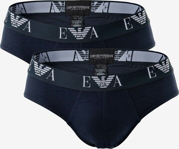 Slip di Emporio Armani in blu: frontale