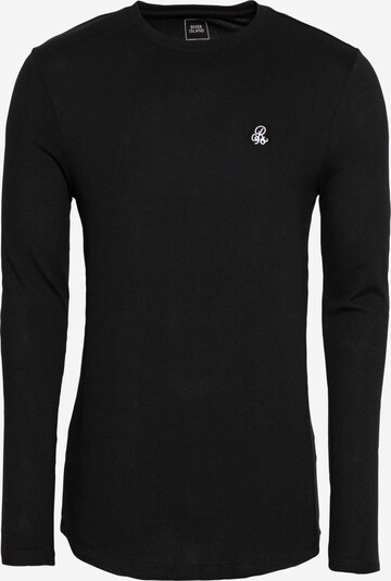Tricou River Island pe negru / alb, Vizualizare produs