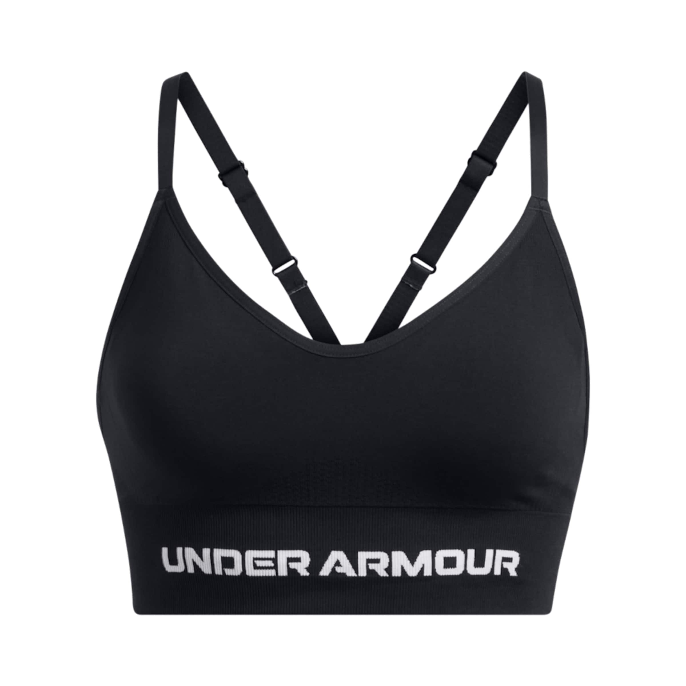 UNDER ARMOUR - Bustier Sujetador deportivo 'Vanish Seamless' en negro: frente