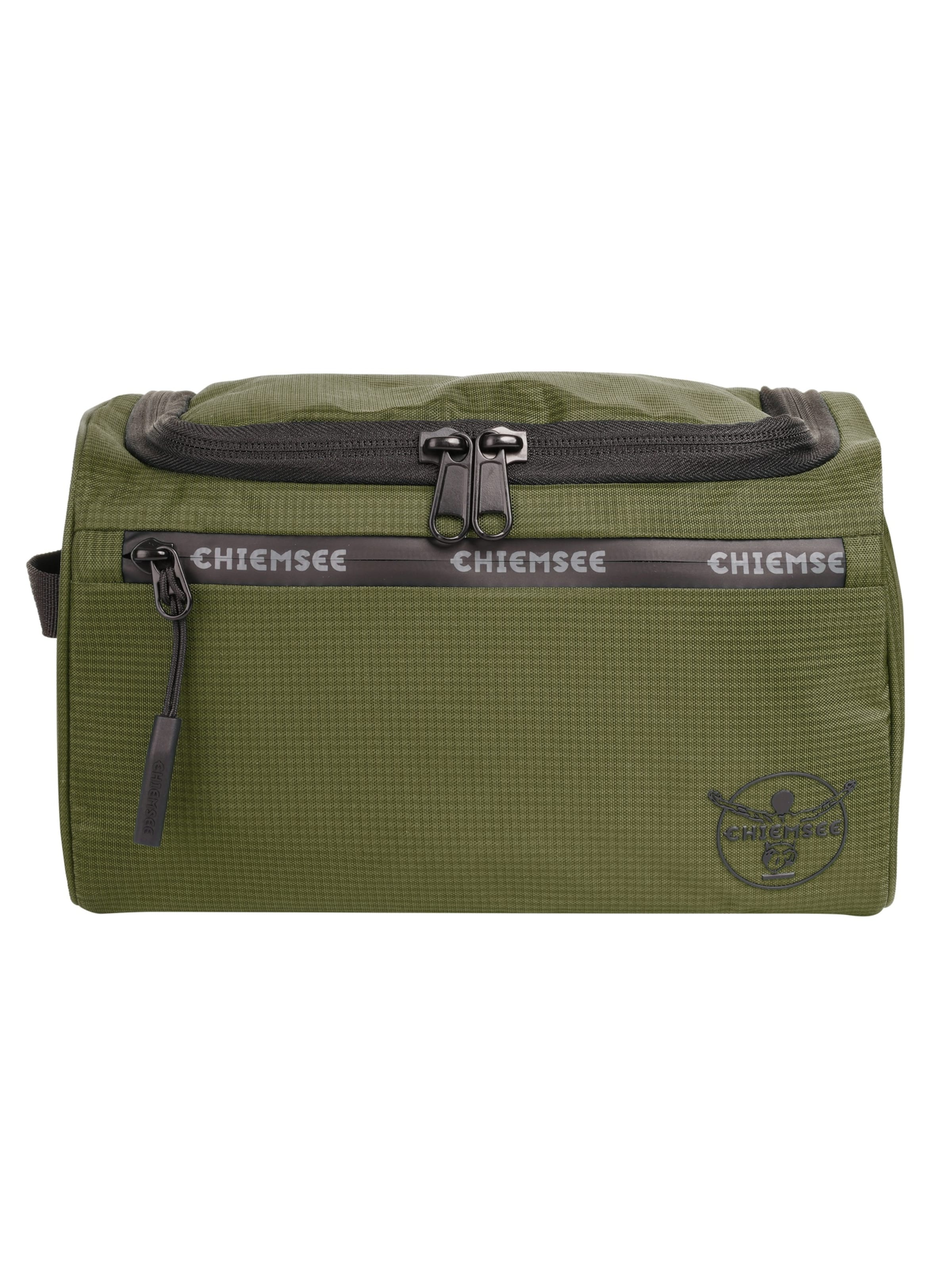 CHIEMSEE Kulturtasche 'LIGHT N BASE'‌‌‌‌‌‌‌‌‌‌ in Grün: Vorderseite