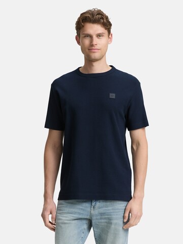 TOM TAILOR Shirt in Blauw: voorkant