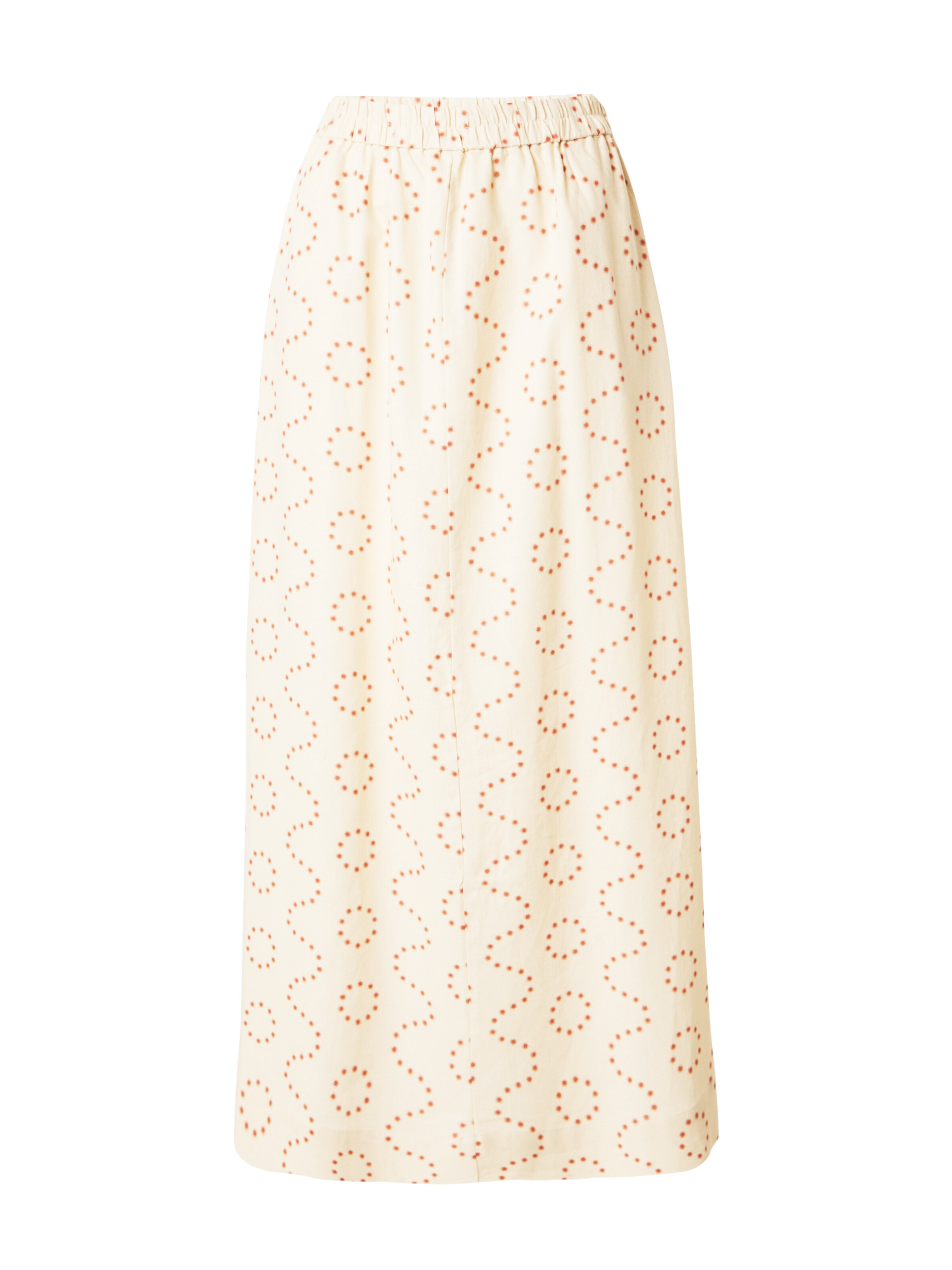 OBJECT - Falda 'Chang' en beige: frente