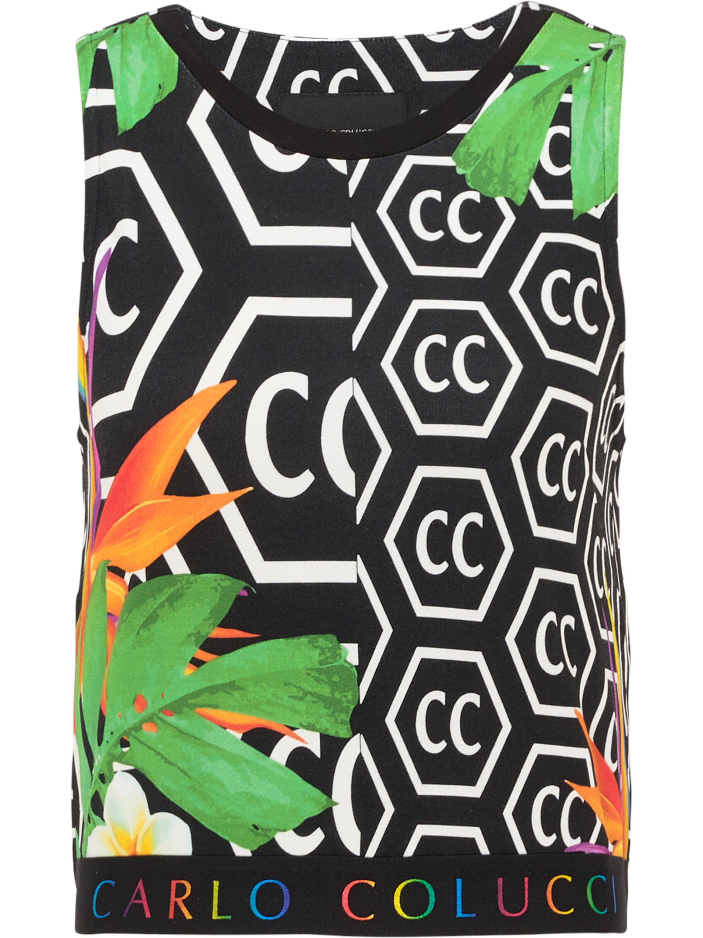 Haut 'Cipressa' Carlo Colucci en noir : devant