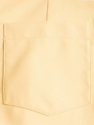 Rua & Rua Wide Leg Bundfaltenhose in Gelb