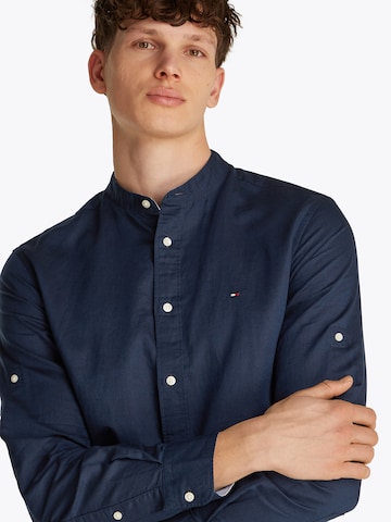 Coupe slim Chemise TOMMY HILFIGER en bleu