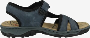 Rieker Hiking Sandals in Blue