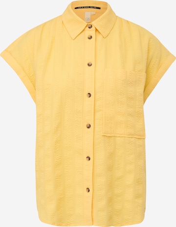 QS Blouse in Yellow: front