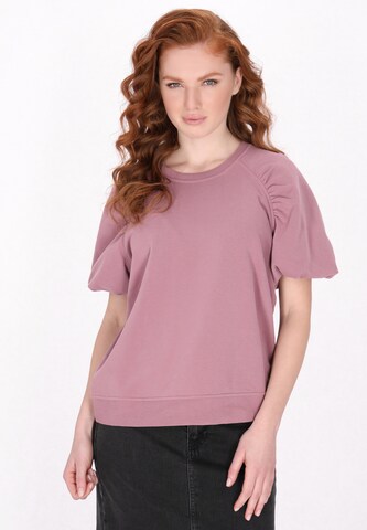 DreiMaster Vintage Sweatshirt 'Fashion Look' in Pink: front