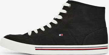 TOMMY HILFIGER Sneakers hoog in Zwart: voorkant