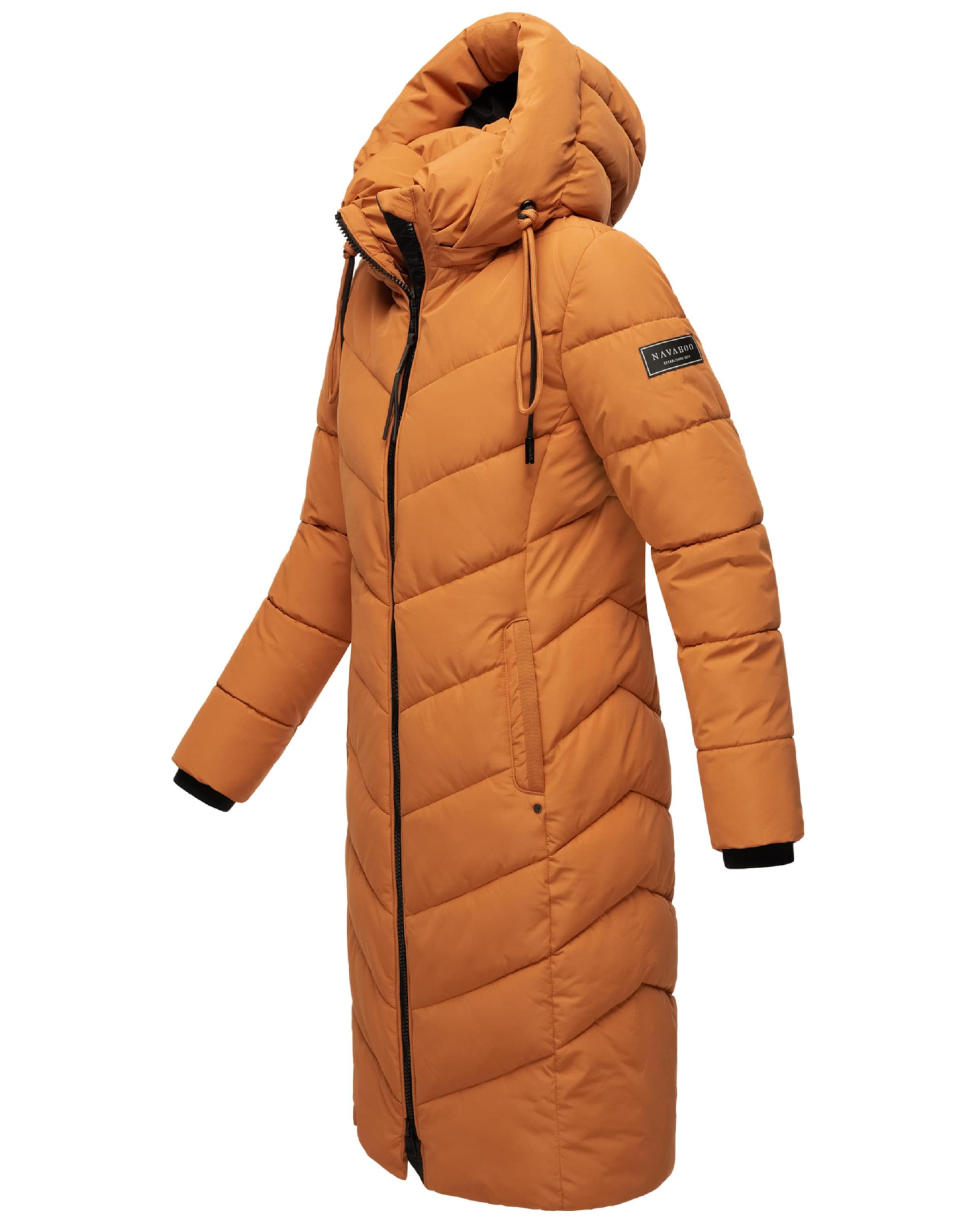NAVAHOO Зимно палто 'Sahnekatzii XIV' в оранжево